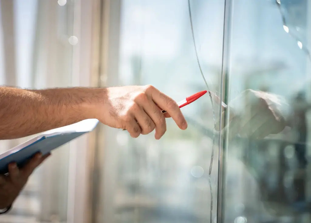 brandschutzglas-installation