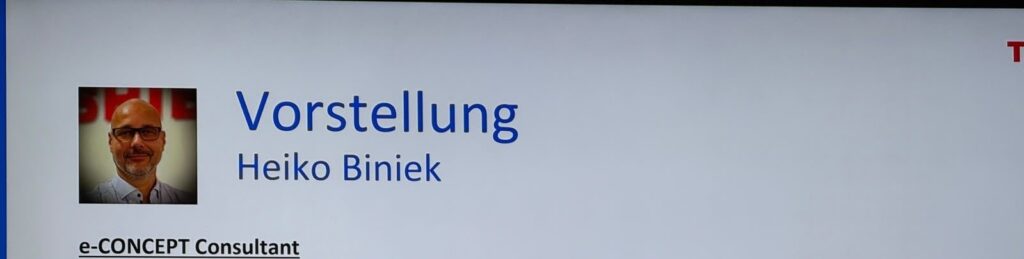 Vorstellungsfolie von Heiko Biniek, Toshiba Tec